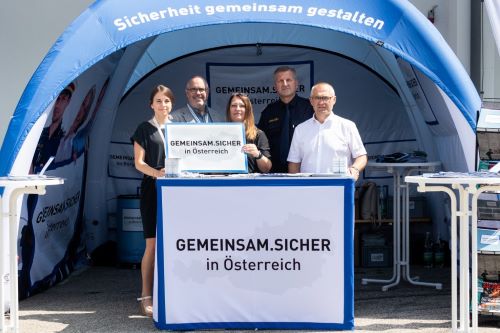 Gemeinsam.Sicher in Österreich beim Informationsstand Kommunalmesse