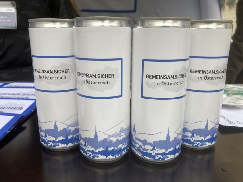 bedruckte Energydrinks