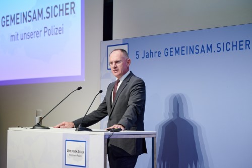 Vortrag von BM Karner beim Jubiläum