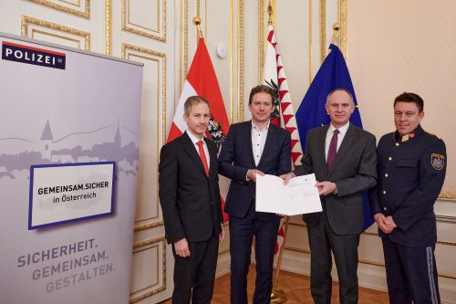 Die Geschäftsführer, BM Karner und Bernhard Schafrath