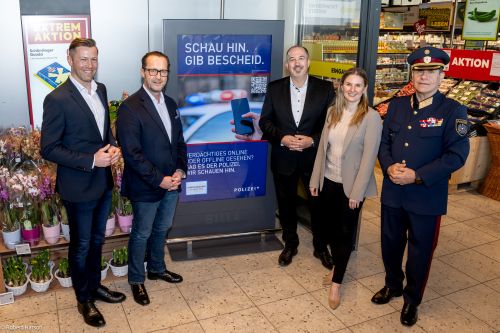 Unter der Leitung von Bundespolizeidirektor Michael Takács weitet die Polizei ihre Kooperation mit BILLA und BILLA PLUS massiv aus.